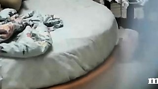 Cute amateur Asian web cam girl teases her great body