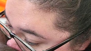 Voluptuous beauty's raw passion ignites in a vintage intimate cleaning