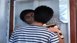 Horny asian twink assfucked by partner