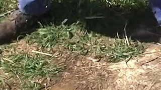 Olds fuck dolls - 20yo girl Kate Black fucked by old pervert Pavel Terrier outside