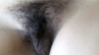 My wife on the beach enjoys her huge dildo before fucking her step-nephew