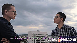 A Married Couple Showed Us Their House for Sale, and We Ended up Fucking the Owner's Ass and Doing Double Penetration.