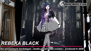 386-Backstage photoshoot Rebeka Black - Adult