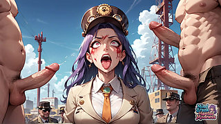 Goggle-hearted Gasm Steam Punk City Scream