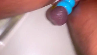 Rubbing My Hard Cock for Stepdaddy