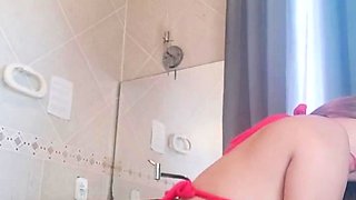 Great Big Boobs On Masturbating Redhead