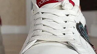 My D&g Sneakers Beg to Be Undressed