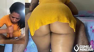 Sizzling Mackerel Performing Oral and Begging to Cum in MOUTH (Dual Camera)