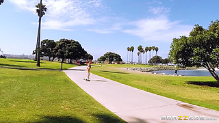 Teens Like It Big - Skater Slut Tysen Rich Fucks Officer Keiran Lee's Monster Cock in Public