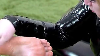 Foot Fetish Lesbians Latex - Arya Grander