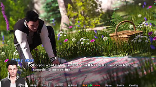 A forest camp with sexy girlfriend