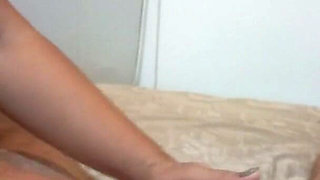 Sparkly Silver Nails Post-sex Condom Edging & Massive Cum Fill, Intense Condom Cum Play POV