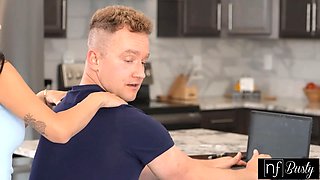 Busty House Cleaner Cami Strella Cleans Clients Cock until its Sparkling with Cum - S22:E2