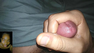 Masturbating with my girlfriend on a video call