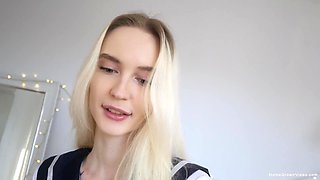 Blonde Shina loves a big cock inside of her pussy