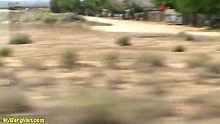 Audrey Hollander & Heather Gables Cowgirl Ride Rough Bang Van Orgy - Extreme Deep Throat Fuck Party