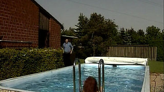 This Classy Lady From Germany Got Fucked at a Pool Party