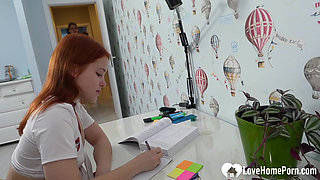 College roommate gets tagged by two cocks