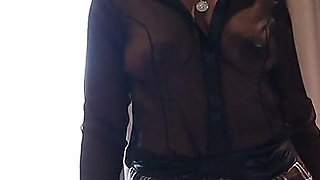 Teased by the Dirty Black Step Mother