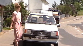 This Amateur Babe From Germany Got to Use Two Cocks