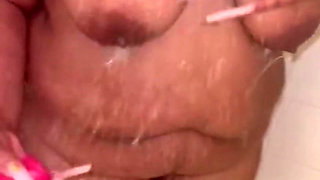 Stimulating My Clit with Egg Vibrator Squirting Orgasms