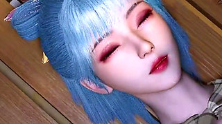 3D Cute College Cheerleader Got Fucked by Old Dick