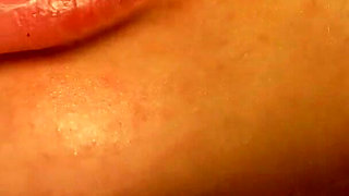 Stepsister Chews Gum and Blows Bubble Gum and Shows Her Big Tits While Playing with Her Gum and Big Tits