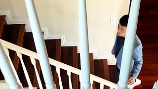 Busty Black Granny Sierra Ravages Her Young Blonde Lover