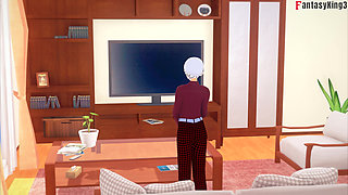 Tsubaki Shinra gets horny watching Xenovia sucking dick - HS DXD NTR Madness 13