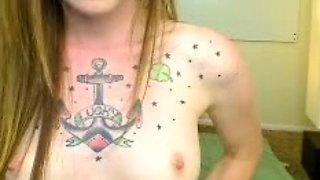 Beautiful Sonya having a horny solo toy masturbation