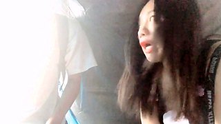 Asian School Girl Goes Wild Camping with Seniors