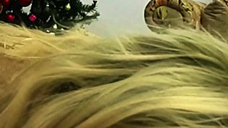 Blonde sexy Turkish MILF blowjob