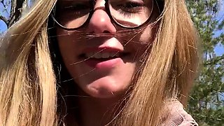 Elle amateur redhead teen outdoor
