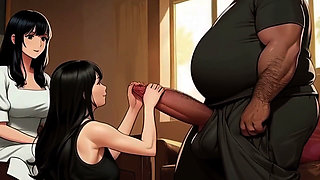 Korean Stepmom & Stepdaughter Learn to Share