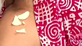 Inserting Kheera in Pussy of Sunisha Bhabhi by Her Nephew