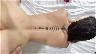 Jasmica, a Beautiful Big-assed Latina, Doggy Style with the Doctor so I Can Recover, He Gives Me His Medicine on My Face