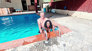 Barely Behaving by the Pool