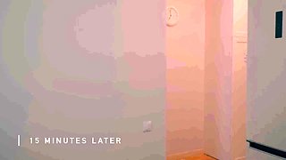 Teen vixen in stockings goes crazy on stepbro's big dick