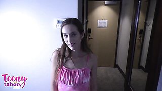 Nadia Noja Lives Out a Taboo Stepdad Blowjob Fantasy