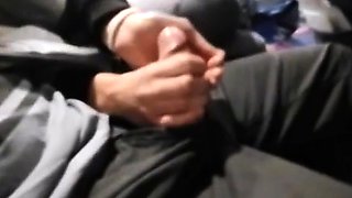 Public Handjob with Amateur Babe