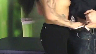 Tattoed MILF Get Pounded Hard Bu Giant Dick on the Couch