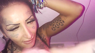 Irish Bull V Tattoo MILF