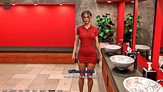 Cheating Wife Lady Officer Having Fun With Alex In Toilet