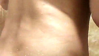 A Brunette Gets Pissed on