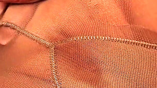 Pregnant Pantyhose Sport and Orgasm for Wet Hole