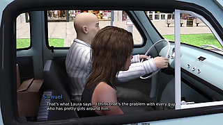 Laura Lustful Secret - Gameplay - Roleplay - Unsatisfied Wife - Car Ride - Nurse Cosplay
