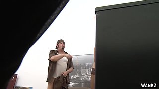 Hot Brunette With Big Titties Takes It Hard