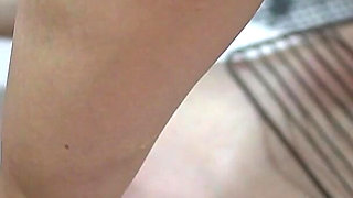 Ironing with Heels in the Bathroom