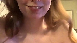 Big boobs milf masturbates with her dildo