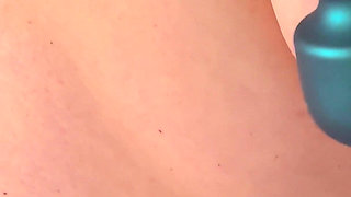 Orgasming Using My Toy on My Tits & Pussy